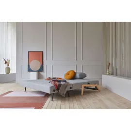 Innovation Living Schlafsofa Polyester 2-Sitzer Grau