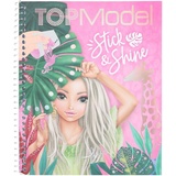 DEPESCHE TOPModel - Malbuch Stick & Shine, 24 Seiten mit tollen Motiven, zum ausmalen und gestalten