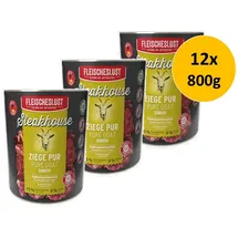 fleischeslust tiernahrung gmbh Fleischeslust Steakhouse Ziege pur 6 x 800 g