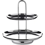 Edzard Etagere Apus (Höhe 28 cm, 2-stöckig), Edelstahl hochglanzpoliert