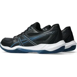 Asics GEL-FLARE 12 Netball-Schuhe, Black/Winter Sea, 44.5 - 44.5