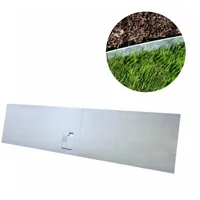 green split Rasenkanten Metall 18.5 cm x 120 cm ohne Farbe | Beeteinfassung | Beetumrandung | Beetbegrenzungen,