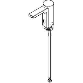 KWC AR Standventil, F5, elek., o. Mischung, 5l, Batterie, LABS-konform,