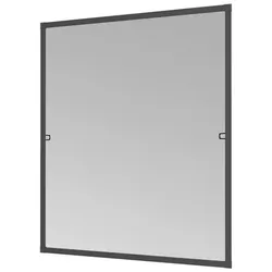 WINDHAGER Insektenschutz, IS Plus Rahmen Fenster 130x150 cm, anthrazit - schwarz