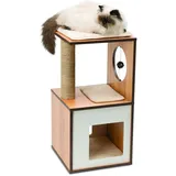 VESPER V-Box small 37 x 37 x 72,5 cm walnuss