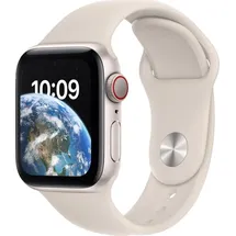 Apple Watch SE 2022 GPS + Cellular 40 mm Aluminiumgehäuse polarstern, Sportarmband polarstern