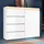 Home Affaire Highboard 120 x 105 x 40 cm Weiß hochglanz