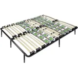 I-flair Tellerlattenrost Auf Füßen, Gästebett Ergo If55 Mit Tellerfedern Und Stauraum - Für Alle Matratzen Und Betten Geeignet 160x200 Cm