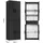 mokebo Mehrzweckschrank 60 x 180 x 34 cm Schwarz