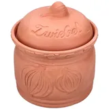 Mambocat Terra Zwiebeltopf aus Terrakotta Ø 17,8cm Aufbewahrungsbox Ton