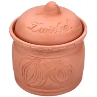 Mambocat Terra Zwiebeltopf aus Terrakotta Ø 17,8cm Aufbewahrungsbox Ton