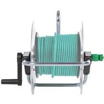 vidaXL Schlauchtrommel Wandmontage für 50m 1/2" oder 35m 3/4" Schlauch,