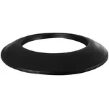 FireFix Mauerrosette Edelstahl 80 mm schwarz