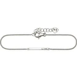 caï Caï Damen-Armband Love 925er Silber Zirkon One Size 32011491 silber Damen 