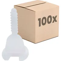 Dalsys Fliesen Nivelliersystem 1mm 100 Laschen, Verlegehilfe Set, Fliesenleger