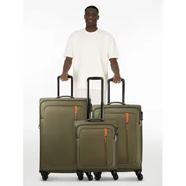 American Tourister Nitestream Koffer-Set 3-tlg. oliv/orange