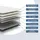 Homestyle4u Matratze Federkernmatratze 90x200 | 15 cm | h3 Komfortmatratze Stoff Weiß - Weiß