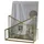 Loberon Mirabeau Organizer Zeitschriftenhalter Moselle Gold/klar
