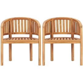 vidaXL 5-tlg. Garten-Lounge-Set Massivholz Teak