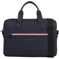 Tommy Hilfiger Herren Laptoptasche Computer Bag mit Reißverschluss, Blau (Space Blue),