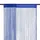 vidaXL Fadenvorhänge 2 Stk. 140 x 250 cm Blau