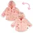 Sigikid Wendejacke wattiert Pink Birds für Babys Mädchen | 68