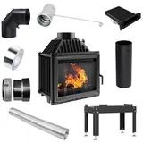 Kratki Kamineinsatz MAJA 8 kW + Zubehör