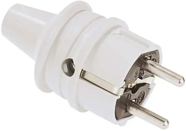 Bachmann SCHUKO-Stecker, grau
