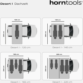 HORNTOOLS Dachzelt horntools Desert I 220cm