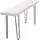 DESIGN DELIGHTS Sitzbank Bohle Weiß 120 x 50 x 30 cm