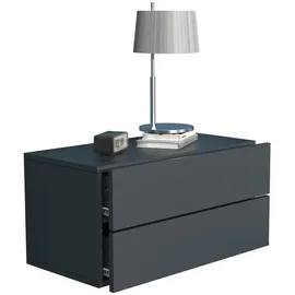 VCM Nachtschrank Usal 60 x 32 x 30 cm Grau