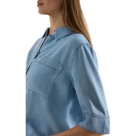 Cecil Denim Look Bluse Blau XXL