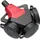 PC ELECTRIC 243711-src5 3fach-Kupplung Gummi mit Spannungsanzeige 250V Rot IP54