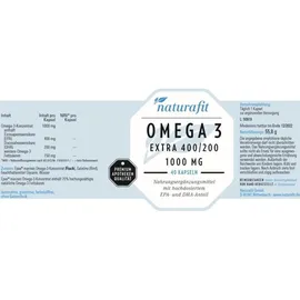 NATURAFIT Omega 3 extra 400/200