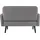 MEET Sessel Lisboa Kunstleder 124 x 83 x 55 cm Grau/Schwarz