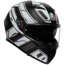 AGV K3 Rivia Integralhelm - Matt Schwarz/Weiß/Rot - XL