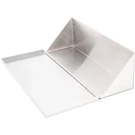 All'Grill Räucherbox 22 x 10 x 5,5 cm Edelstahl weiß