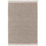 benuta Pure Wollteppich, Beige, Textil, Beton Optik, Rechteckig, 200x300 cm, pflegeleicht, Teppiche & Böden, Teppiche, Naturteppiche