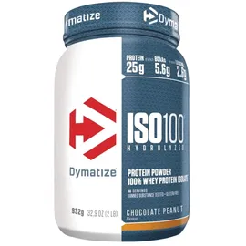 Dymatize Iso100 Hydrolyzed Chocolate Peanut Pulver 900 g