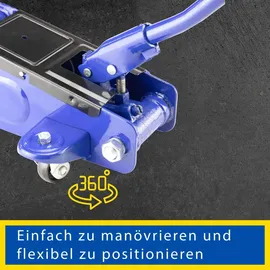 Goodyear Rangierwagenheber 3 Tonnen Stahl Blau/Schwarz