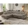 MKS Meble Eckcouch Cord 2-Sitzer Grau