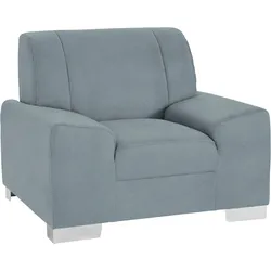 Sessel DOMO COLLECTION "Anzio", grün (mint), B:114cm H:85cm T:93cm, Sessel, Polstersessel, wahlweise mit Federkern