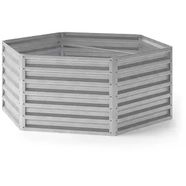 Vicco Komposter Silber, 148.5 x 129 cm, Gartenzubehör, Gartenpflege, Gartengeräte