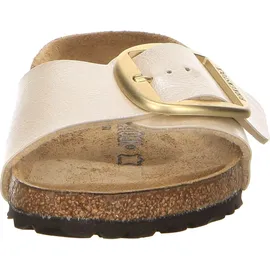 Birkenstock Madrid Big Buckle Birko-Flor schmal graceful pearl white 37