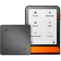 Ledger Flex Orange Crypto Wallet, with Recovery Key