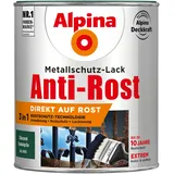 Alpina Anti-Rost Metallschutz-Lack 750 ml glänzend dunkelgrün