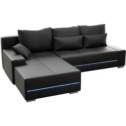 Sofa Davos mit LED - Dunkelgrau