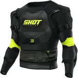 Shot Optimal 2.0 Protektorenjacke Gelb/Schwarz XXL