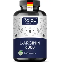 RAIBU L-Arginin Kapseln 365 St.