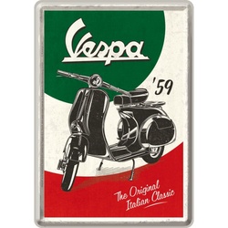 Nostalgic Art Vespa - The Italian Classic, Blechpostkarte - 14 cm x 10 cm
